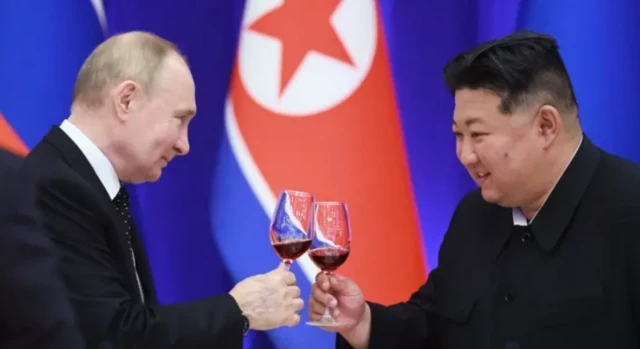 Onyeisiala mba Rọshịa, Vladimir Putin na ogbo ya nke mba Nọt Korịa bụ Kim Jong Un
