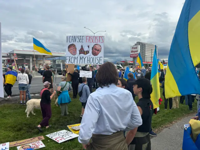 митинг в Анкоридже