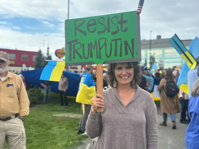 митинг в Анкоридже