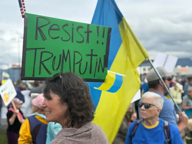 митинг в Анкоридже