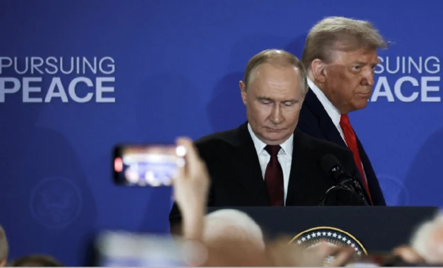 Трамп и Путин после встречи
