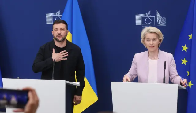 Владимир Зеленский и Урсула фон дер Ляйен