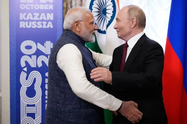 Нарендра Моді і Володимир Путін
