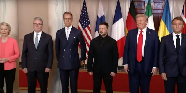 Зеленский, Трамп и европейские лидеры
