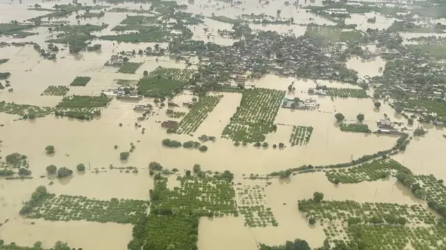 राजस्थान में भारी बारिश