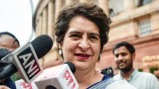 प्रियंका गांधी की तस्वीर