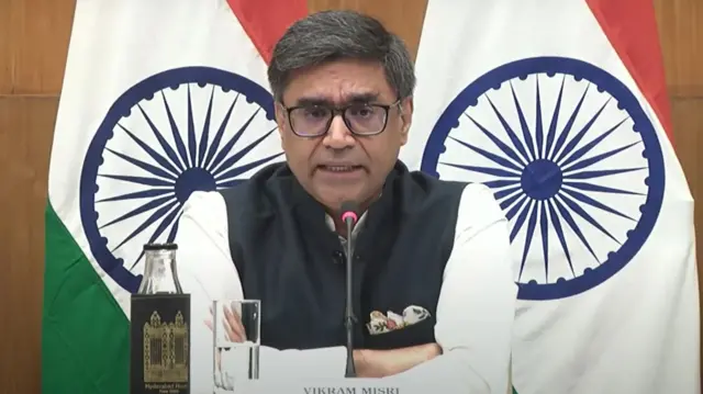 भारत के विदेश सचिव विक्रम मिसरी