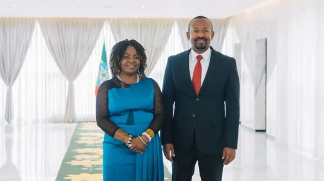Ministirri Muummee Itoophiyaa Abiy Ahmad wayita Pirezidantii Itti Aantuu Kolombiyaa Firaansiyaa waliin wal arganitti