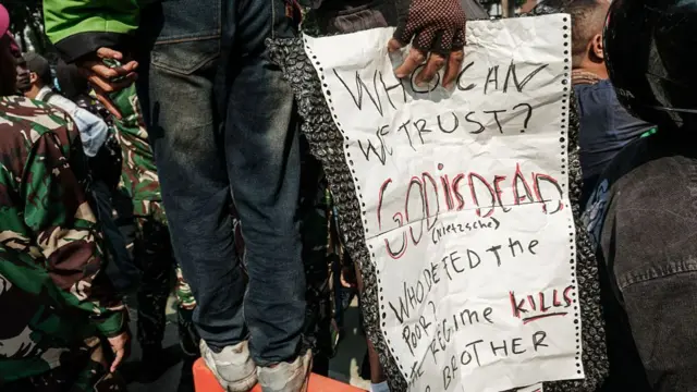 इंडोनेशिया विरोध प्रदर्शन