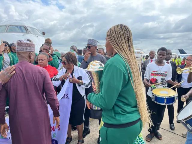 Tawagar ta samu gagarumar tarba a Abuja