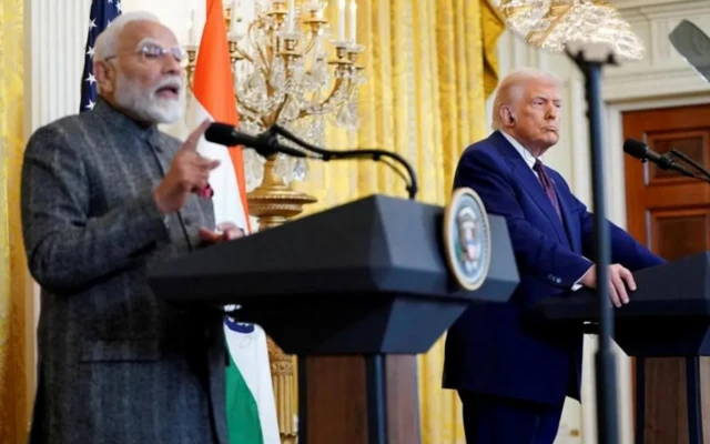 Donald Trump lere Narendra Modi ọbịa n'obi ọchịchị Amerịka n'ọnwa Febụwarị