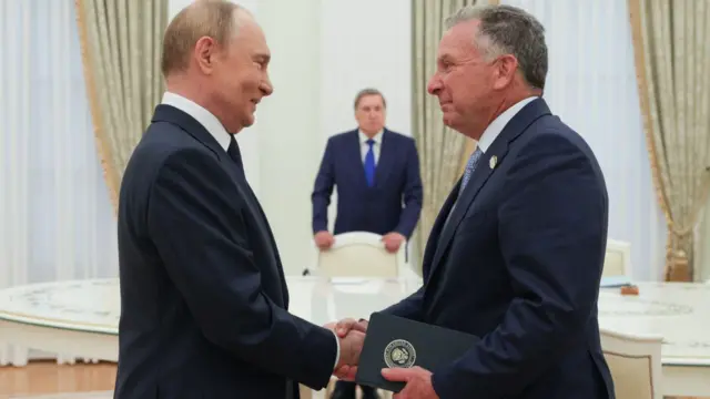 Путин и Уиткофф в Кремле, 6 августа 2025 года