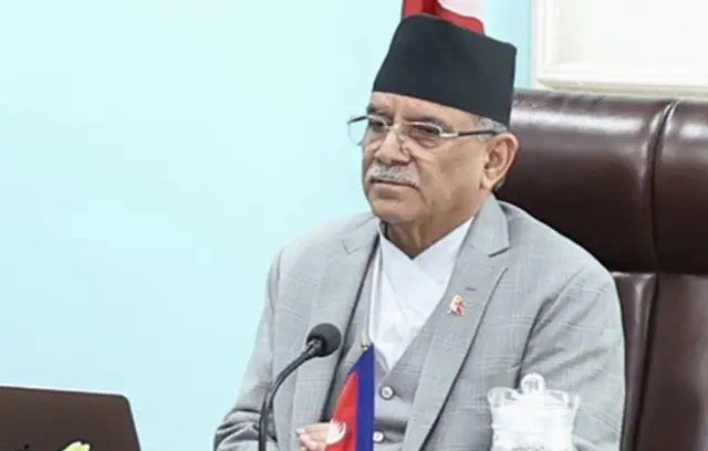 तात्कालिक प्रधानमन्त्री पुष्पकमल दाहाल