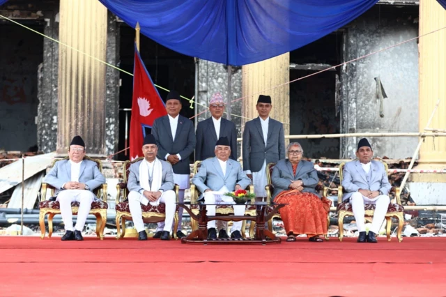 शपथ ग्रहणमा उपस्थितहरू