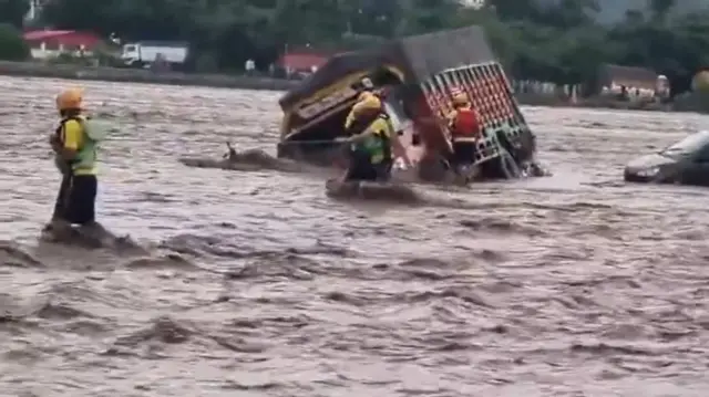ऋषिकेश में भारी बारिश