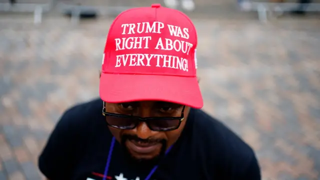 یک طرفدار ترامپ در وینزور