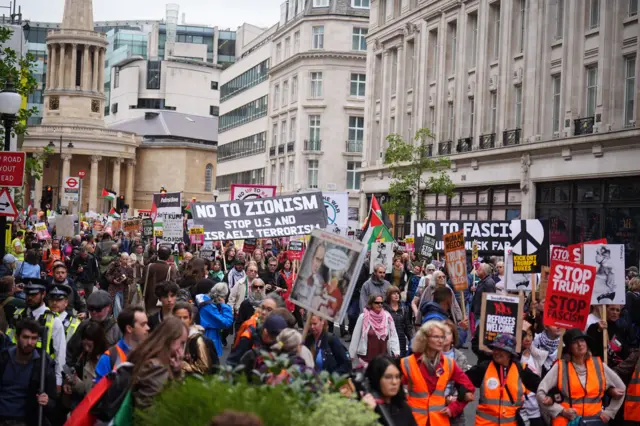 مخالفان ترامپ در لندن