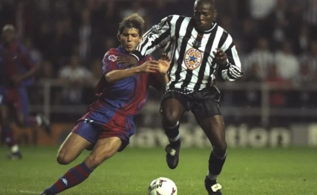 'Yanwasan Newcastle da Barcelona