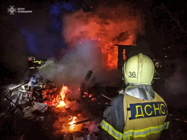 последствия удара по киевской области
