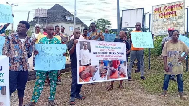 Ndị obodo okposi ka ha mere ngagharịiwe gbasara ọnwụ otu nwaakwụkwọ egburu egbu
