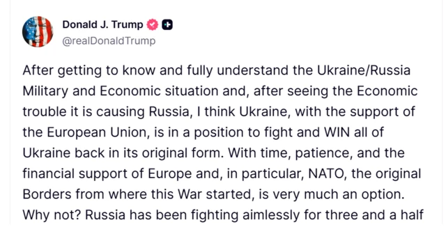 твит Трампа