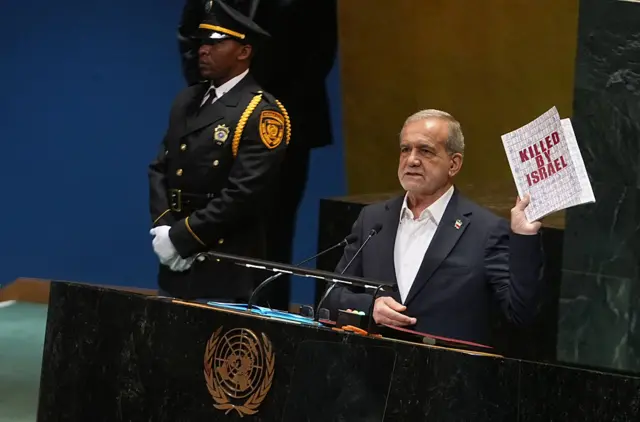 مسعود پزشکیان در سازمان ملل