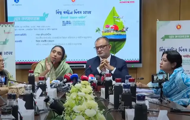 বিশ্ব পর্যটন দিবস উপলক্ষে আয়োজিত সংবাদ সম্মেলনে কথা বলেন উপদেষ্টা বশিরউদ্দীন