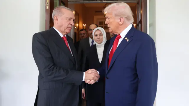 دیدار ترامپ و اردوغان در کاخ سفید