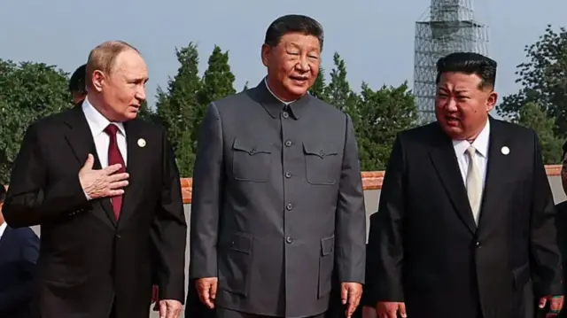 Vladimir Putin nke Rọshịa, Xi Jinping nke Chaịna na Kim Jong Un nke Nọt Korịa