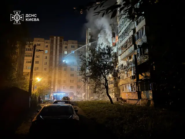 Пожары были в нескольких девятиэтажках в Святошинском районе