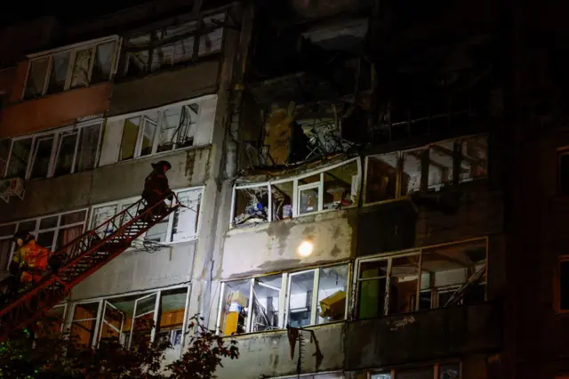 Поврежденный жилой дом в Макеевке