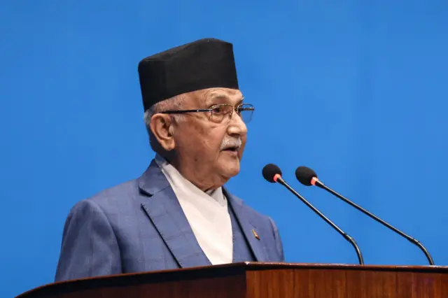 नेपाल के प्रधानमंत्री केपी ओली