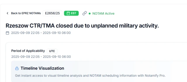 объявление о закрытии Жешува