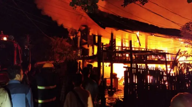 နေပြည်တော်၊ ပျဉ်းမနားမီးလောင်မှု