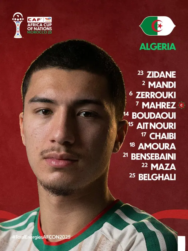 Compo de l'Algérie