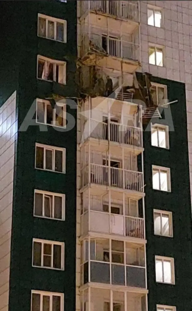 поврежденный дом в воронеже