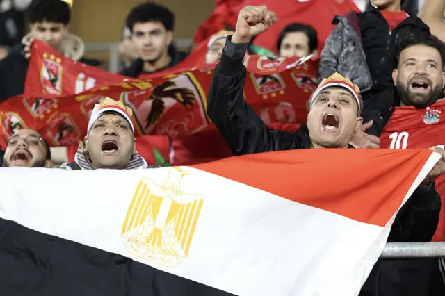 Supporters égyptiens