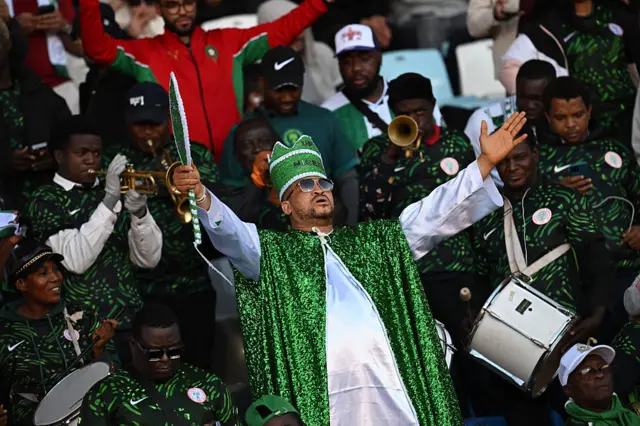 Un supporter nigérian