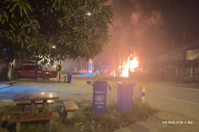 ဇန်နဝါရီလ ၁၁ ရက် ပေါက်ကွဲမှုမြင်ကွင်း