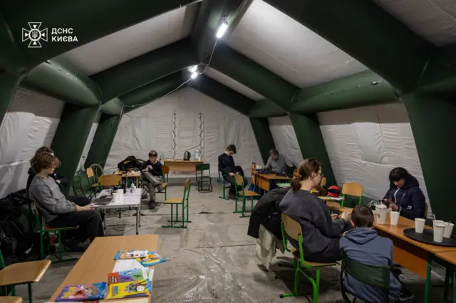 пункт обогрева в Киеве