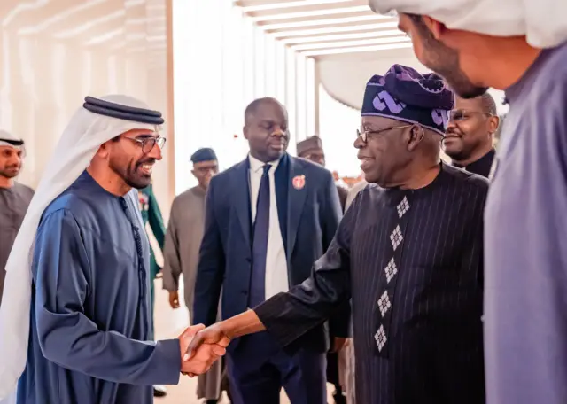 Tinubu da sarkin Dubai