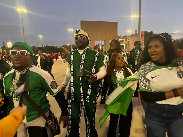 Fans of Nigeria Super Eagles