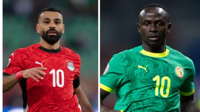 Collage foto of Salah and Mane