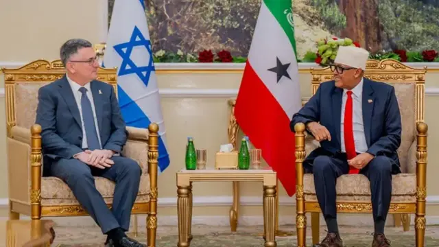 Wasiirka arrimaha dibadda Israa'iil iyo Madaxweynaha Somaliland