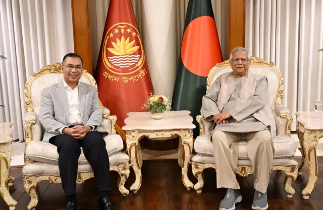 তারেক রহমান ও মুহাম্মদ ইউনূস