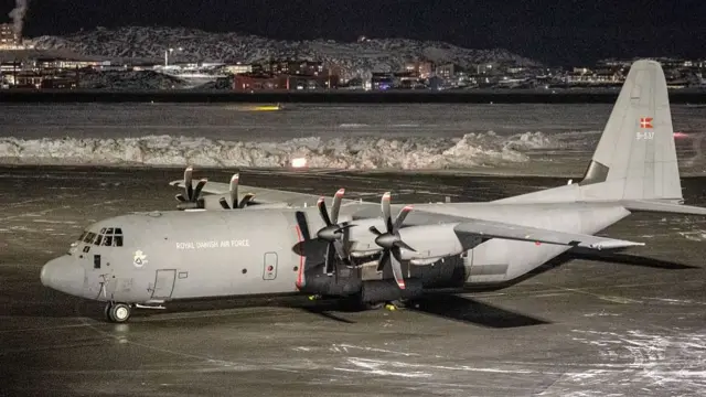 रॉयल डैनिश एयर फ़ोर्स लॉकहीड सी-130जे सुपर हर्कुलिस विमान