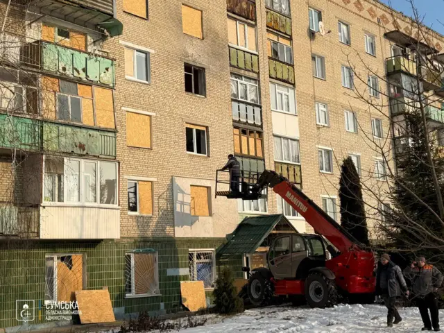 Последствия атаки в Белополье