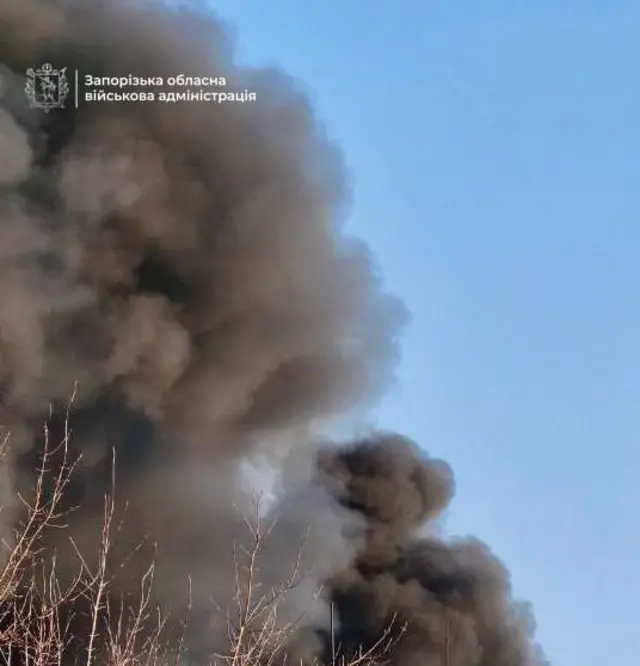 Федоров опубликовал фото сильного пожара