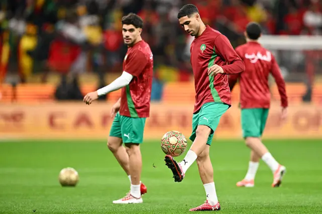 Des joueurs marocains