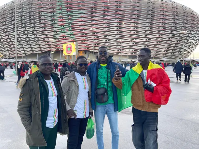 Supporteurs sénégalais